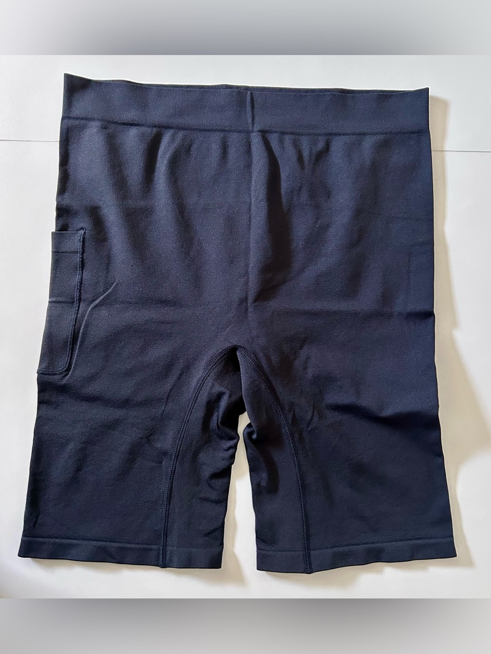 Thigh Society - The Cargo - High Rise Black Short with a Pocket- Size XL-2X